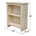 thumbnail image 3 of International Concepts Solid Wood Shaker Bookcase, 30" in H, 3 of 11