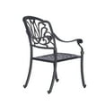 thumbnail image 5 of Savanna Patio Outdoor Aluminum Dining Armchair  (Set of 2) - Silver, 5 of 7