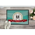 thumbnail image 2 of Boston Terrier Merry Christmas Door Mat, 2 of 4