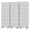 Light Grey, variant on 3 Panel Rolling Office Divider Room Separator,72x66in Soundproof Room Divider with Wheels,Freestanding Folding Partition Privacy Screen for Home,Office,Classroom,Restaurant,Hospital