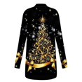 thumbnail image 3 of Veste Légère pour Femmes Cardigan à Manches Longues Cardigan de Noël Pulls Veste Grande Taille, 3 of 5