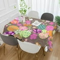 thumbnail image 5 of 60"x60" Easter Bunny Eggs Tablecloth, Waterproof Washable Polyester Square Table Cover, Durable Tablecloth for Kitchen Dining Table Party Decor, 5 of 7