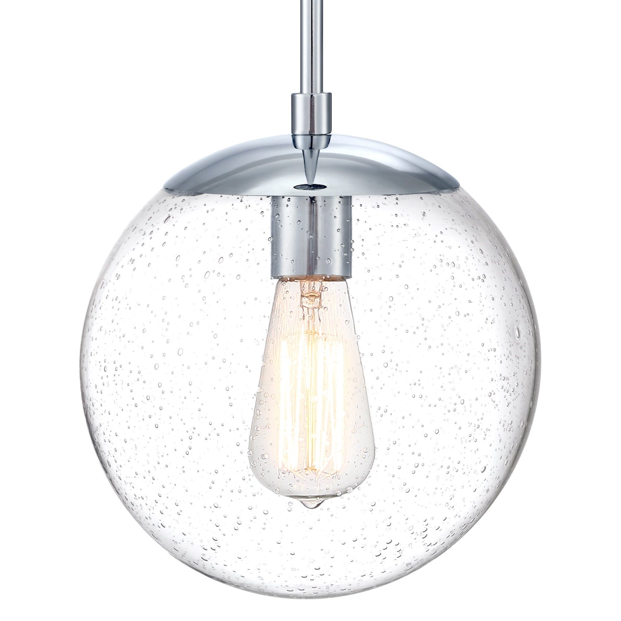 9 Inch Seedy Glass Globe Replacement Light Shade, Gracelyn Collection, Clear – Design House, 924092