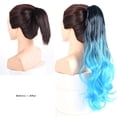 thumbnail image 3 of Synthetic Claw Clip Ponytail Extension Long Wavy Ponytails Hairpiece Look Easy Styling, 3 of 7