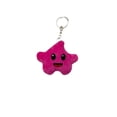 thumbnail image 1 of Cute Star Keychain Star Shaped Key Ring Soft Stuffed Star Charm for Backpack Purse Keys Kids, 1 of 9