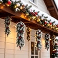 thumbnail image 6 of Ckraxd Christmas Simulation Needle Wall Hanging Decoration for Hotel and Mall Display, Realistic Faux Greenery Photo Backdrop, Festive Holiday Decor for Weddings and Events, 6 of 6