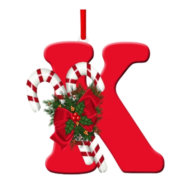 Adornos navideños con letras colgantes, adornos navideños decorativos para centros comerciales, coronas, cumpleaños, año Nuevo, interiores K
