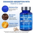 thumbnail image 5 of 2 Pack Methylene Blue Capsules, for Antioxidant Support, Pharmaceutical Grade Supplement, 60 Capsules, 5 of 11
