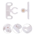 thumbnail image 3 of Brandonz Cabinet Door Ball Catches 12pcs Furniture Latch Catch Plastic, 3 of 9