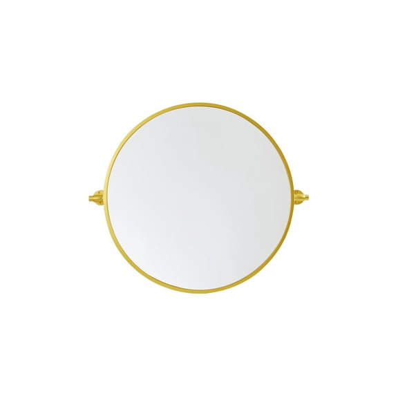 Elegant Decor Round pivot mirror 24 inch in gold