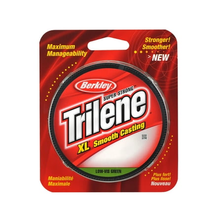 UPC: 0028632622810 | Berkley Trilene® XL® Low-Vis Green 20lb | 9kg Monofilament Fishing Line