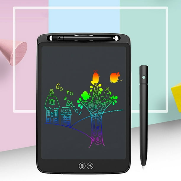 12inch LCD Writing Tablet Partial Erase Mode Lock Screen Function