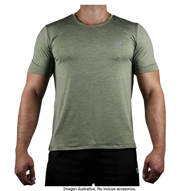 Playera Wilson Talla EG Deportiva Cuello Redondo Verde