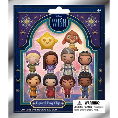 Disney WISH Plastic Figural Bag Clips