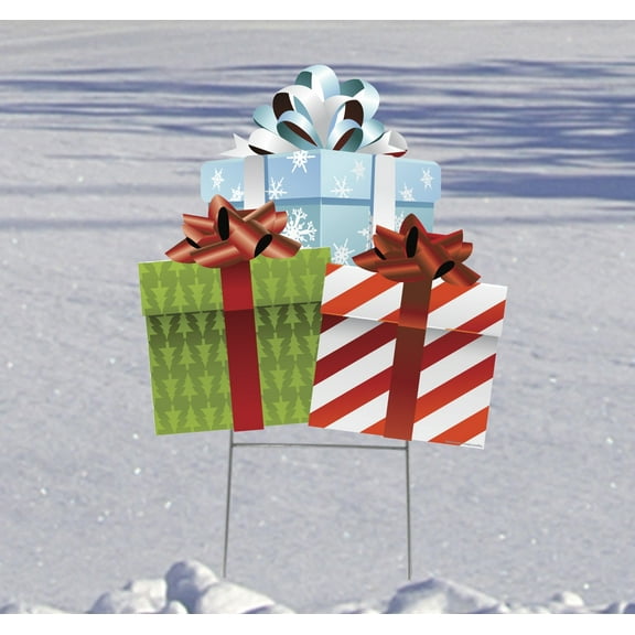 Group of Presents Yard Sign