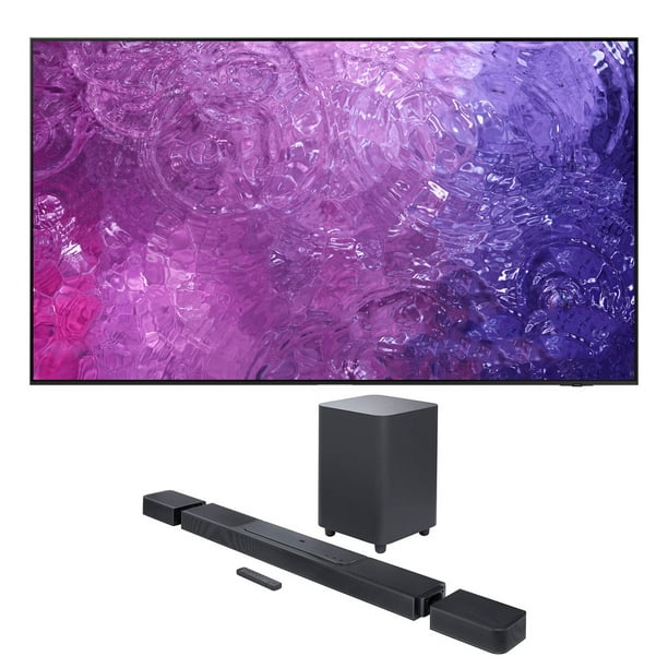 Samsung QN55QN90CAFXZA 55 Inch Neo QLED Smart TV with 4K Upscaling with a BAR-1300X 11.1.4ch Soundbar and Subwoofer with Surround (2023) - Walmart.com