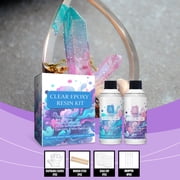 Crystal Clear Epoxy Resin Kit , No-Bubble, No-Yellowing, Self Leveling Resina Epoxica para Manualidades, Clear Resin Epoxy for Casting, Molds, Painting, Jewelry, Art Crafts