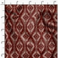 thumbnail image 2 of Soimoi Cotton Cambric Red Fabric By the Yard - 42 Inch Wide - Ikat Geometric Print Fabric - Ethnic and Bohemian Patterns for Trendy Projects Printed Fabric, 2 of 6