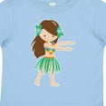 thumbnail image 4 of Inktastic Brown Haired Hula Girl Girls Toddler T-Shirt, 4 of 5