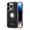 Black, variant on Allytechgroup for iPhone 15 Pro Case with Stand, Slim PU Leather Phone Case with Kickstand for Women Men Shockproof Protective Bumper for Apple iPhone 15 Pro, Navyblue