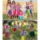 thumbnail image 5 of Juego de 5 faldas Hula de hierba hawaiana, 25 uds., incluyen collar de flores, diadema, pulseras, suministros de cumpleaños tropicales, 5 of 5