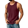 thumbnail image 2 of HAJWOH Mens Tank Tops 3XL Summer Beach Vacation Sleeveless Shirt Muscle Gym Workout Athletic Tank Tops, 2 of 5