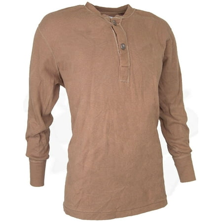 Genuine US Military Issue Thermal Top, Wallace Beery Henley Vintage ...