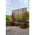 thumbnail image 7 of Evergreen Large 72 in. Outdoor Eucalyptus Wood Privacy Trellis, 7 of 7