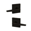 thumbnail image 2 of Schlage FC21ELR622ULD Custom Eller Passage & Privacy Door Lever Set - Black, 2 of 7