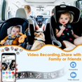 thumbnail image 5 of Wireless Baby Car Camera for Backseat: Battery Powered Easy Setup Video Record - HD 1080P Cordless Infant Carseat Camera for iPhone Only - Clear Night Vision Rear Facing Camera for 2 Kids - V12, 5 of 5