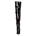 thumbnail image 6 of Ellie Shoes E-511-Buckleup 5" Heel Stretch Womans Thigh Boot with Buckles & Inner zipper. 12 / Black, 6 of 8