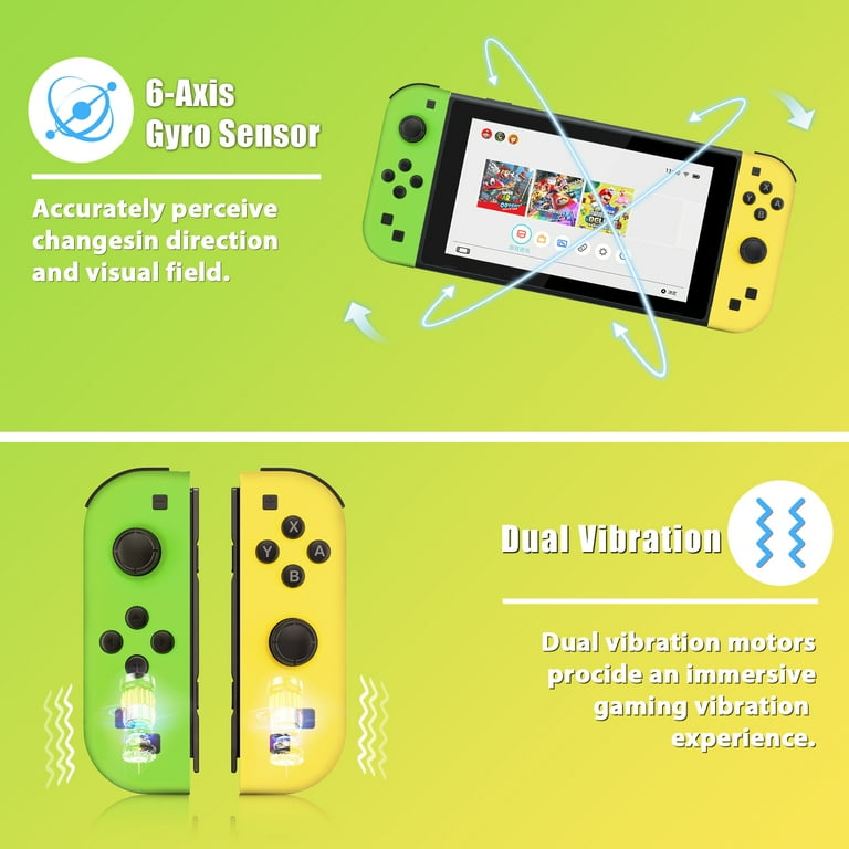Bonadget Wireless Joy Pad for Nintendo Switch, L/R Game Bonadget Wireless Joy Pad for Nintendo Switch, L/R Game