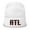 White, variant on Atlanta Football Retro ATL Winter Beanie Cap Hat (Black)