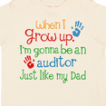 thumbnail image 4 of Inktastic Future Auditor Like My Dad Boys or Girls Toddler T-Shirt, 4 of 5