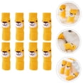 thumbnail image 3 of 2 juegos de calcetines antiarañazos para perros, fundas protectoras para piernas de perros (amarillo), 3 of 4