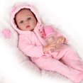 thumbnail image 1 of Muñeca Reborn Bebé CHAREX Realista Cuerpo Completo 22pulg con 4 Accesorios Niña Rosa CHAREX RC99586, 1 of 2