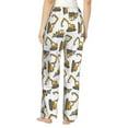 thumbnail image 3 of Xecao Funny Excavator Women's Straight Lounge Pajama Pants: The Epitome of Relaxed Sleepwear, 3 of 9