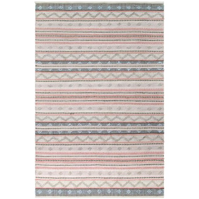 Trans-Ocean Imports CMS71827112 Liora Manne Cosmos Tzigane Rayure Indoor & Outdoor Rug&44; Pastel - 7 Pi 6 Po x 9 Pi 6 Po.