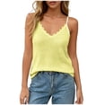 thumbnail image 4 of gbyLJF V Neck Tank Tops for Women Tank Tops for Woman High Neck Tank Tops for Women Women Shirts Summer, 4 of 8