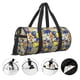 thumbnail image 3 of Fotbe Sicilian Style Bolsa Deportiva de Lona Plegable con Estampado, Bolsa de Gimnasio con Bolsillo Seco/Húmedo, Bolsa de Viaje Ultraligera de Gran Capacidad, 3 of 6
