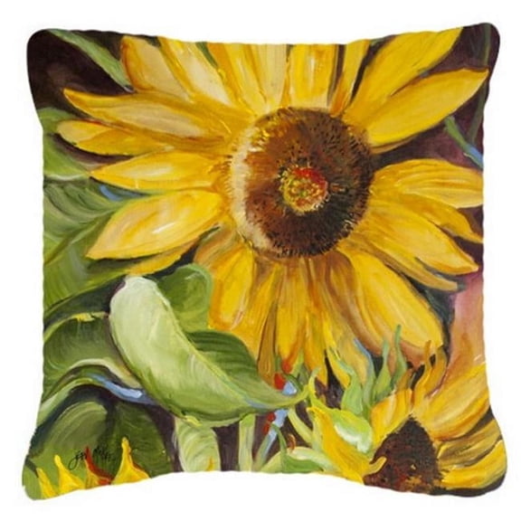 Carolines Treasures Sunflowers Canvas Fabric Decorative Pillow