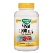 MSM 1000mg Pure OptiMSM By Nature's Way - 200 Tablets