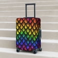 thumbnail image 6 of Hirioo Dragon Scales for Elasticity Suitcase Cover (No luggage Included) Durable Luggage Protector Fits 18-32 Inch Luggage-Medium, 6 of 7