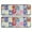 Patchwork Pioneer Flower, variant on Kitchen Rugs Sets Of 2,Teal Paisley Pattern Anti Fatigue Kitchen Mat Rugs Non Slip Washable,Decorative Kitchen Floor Mats for Kitchen,Sink,Laundry,17"x47" 17"x47"