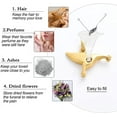 thumbnail image 6 of Hummingbird Cremation Jewelry Keepsake Stainless Steel Human Pet Urn Necklace for Ashes for Women Men Memorial Pendant, 6 of 6
