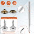 thumbnail image 3 of DEBGFS Snap Fasteners Tool Kit 153Pcs DIY Metal Snaps Buttons with Fastener Pliers Press Tool Kit, 3 of 7