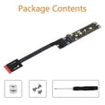 thumbnail image 3 of Add on Card NGFF M.2 Key AE Male to Key M Female Adapter with Cable, 3 of 5