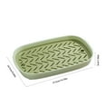 thumbnail image 3 of HengDidi Double Layer Draining Basket for Fruits Tea Sets, Kitchen Storage with Drain Function, Space-Saving Countertop Rack for Sink Area, 3 of 8