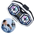 thumbnail image 2 of Semiconductor Cooling Mobile Phone Coolers Radiator Double Fans 3 Gear Adjustable Digital Display for Live Streaming Multicolor, 2 of 4
