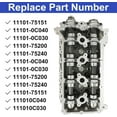 thumbnail image 4 of 2TR-FE 2.7L Head Gasket Set Bolts Cylinder Head Assembly For Toyota Tacoma 4Runner N280 2005-2016, 4 of 11